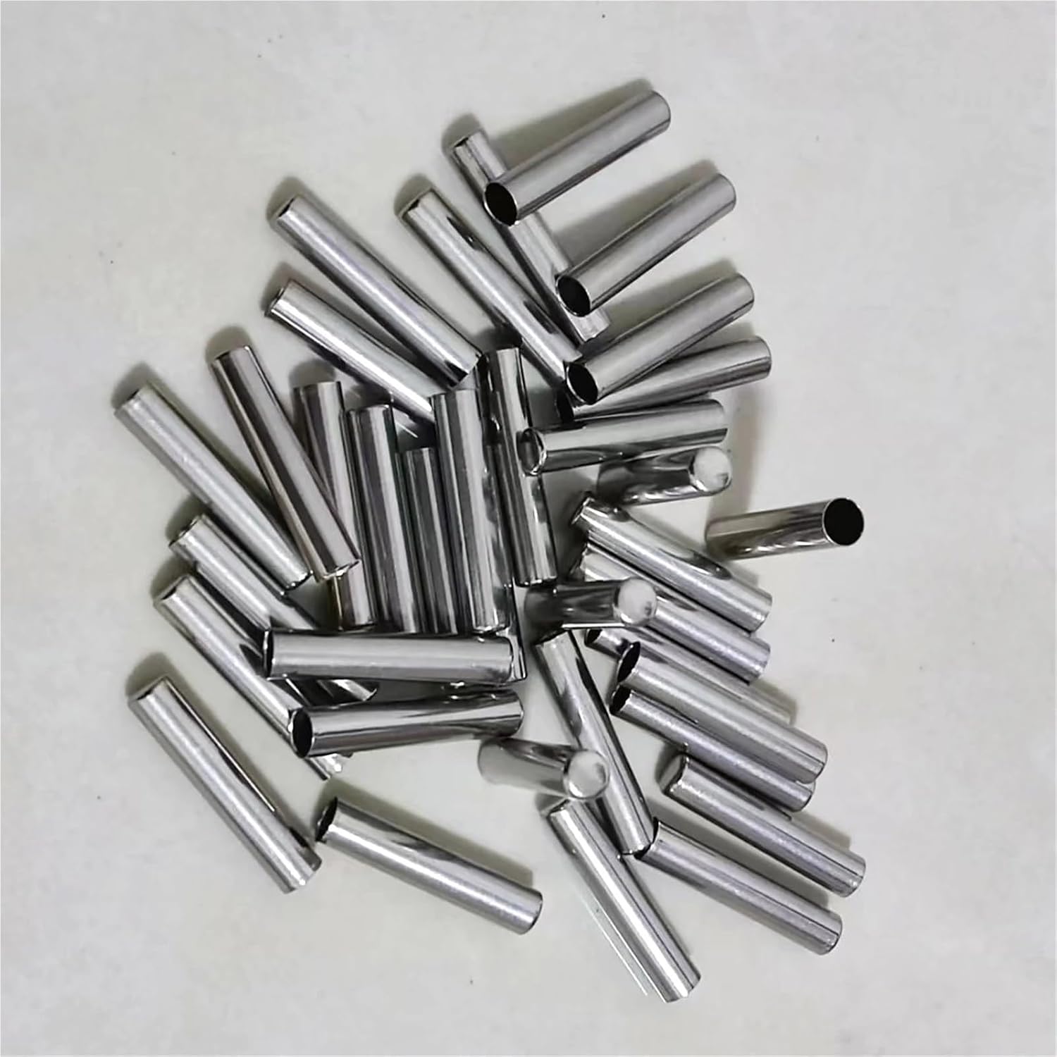 6mm*40mm One End Closed Temperature Sensor SS304 Probe Protection Shell Accessories, 50 Pcs/Lot