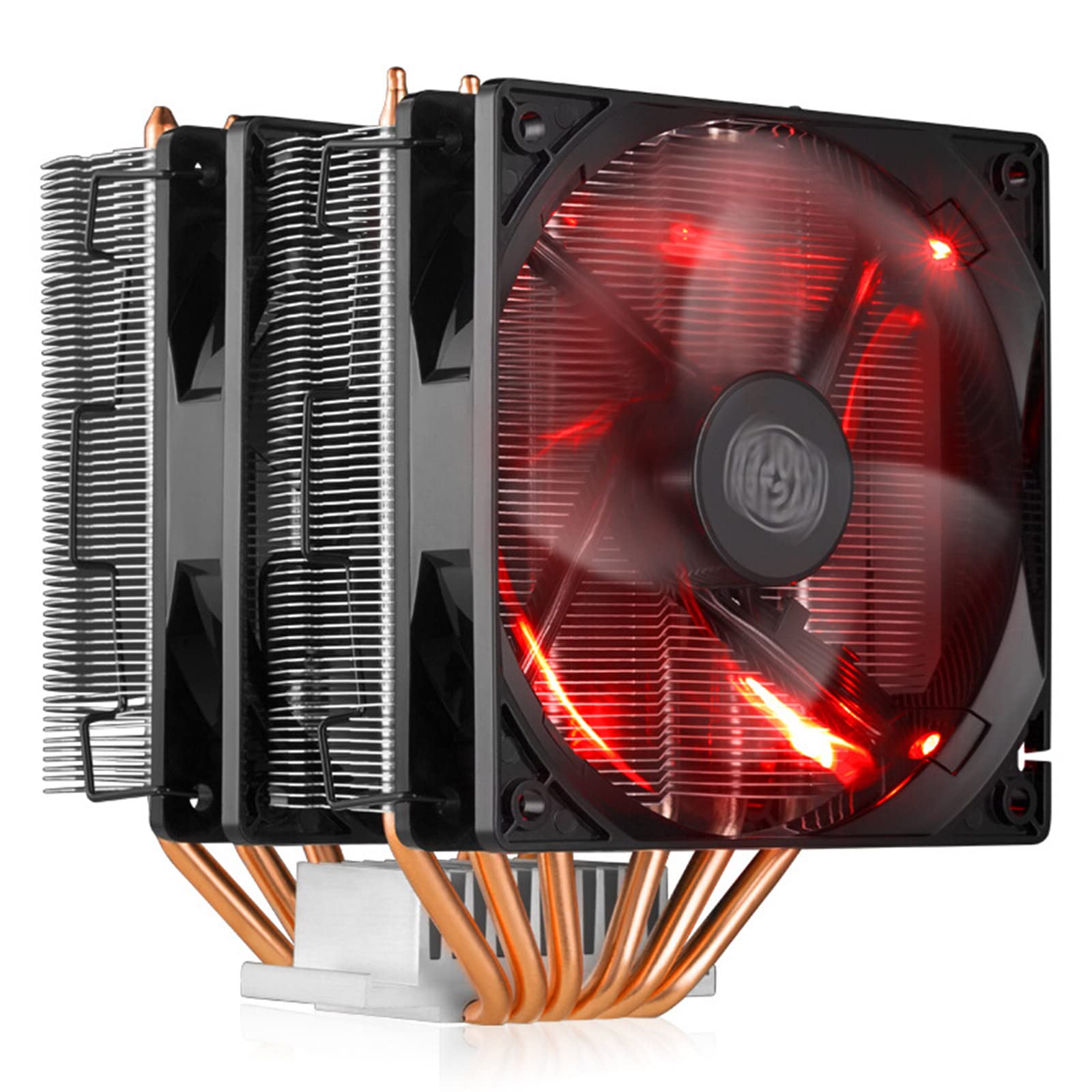 6 Heatpipes RGB CPU Cooler Radiatore silenzioso per LGA 1150 1156 1155 1366 2011 AM3 AM4 Ventilatore Ventola raffreddamento Sostituzione della CPU del