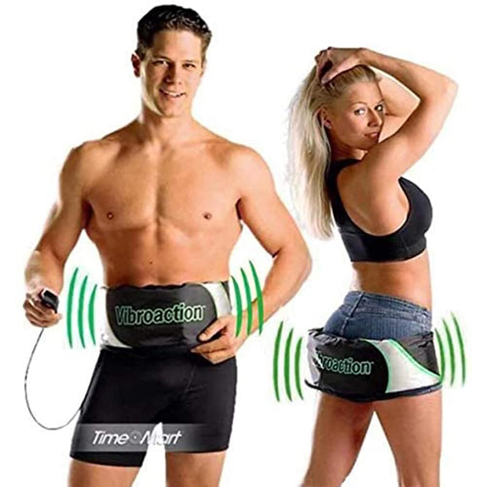 Vibrante Chauffante pour Tonifier Le Corps et Le Ventre, Vibrant Amincissant La Ceinture, pour Brûler Les Graisses, Ceinture de Massage pour Abdomen/épaule/Fesses/Jambes