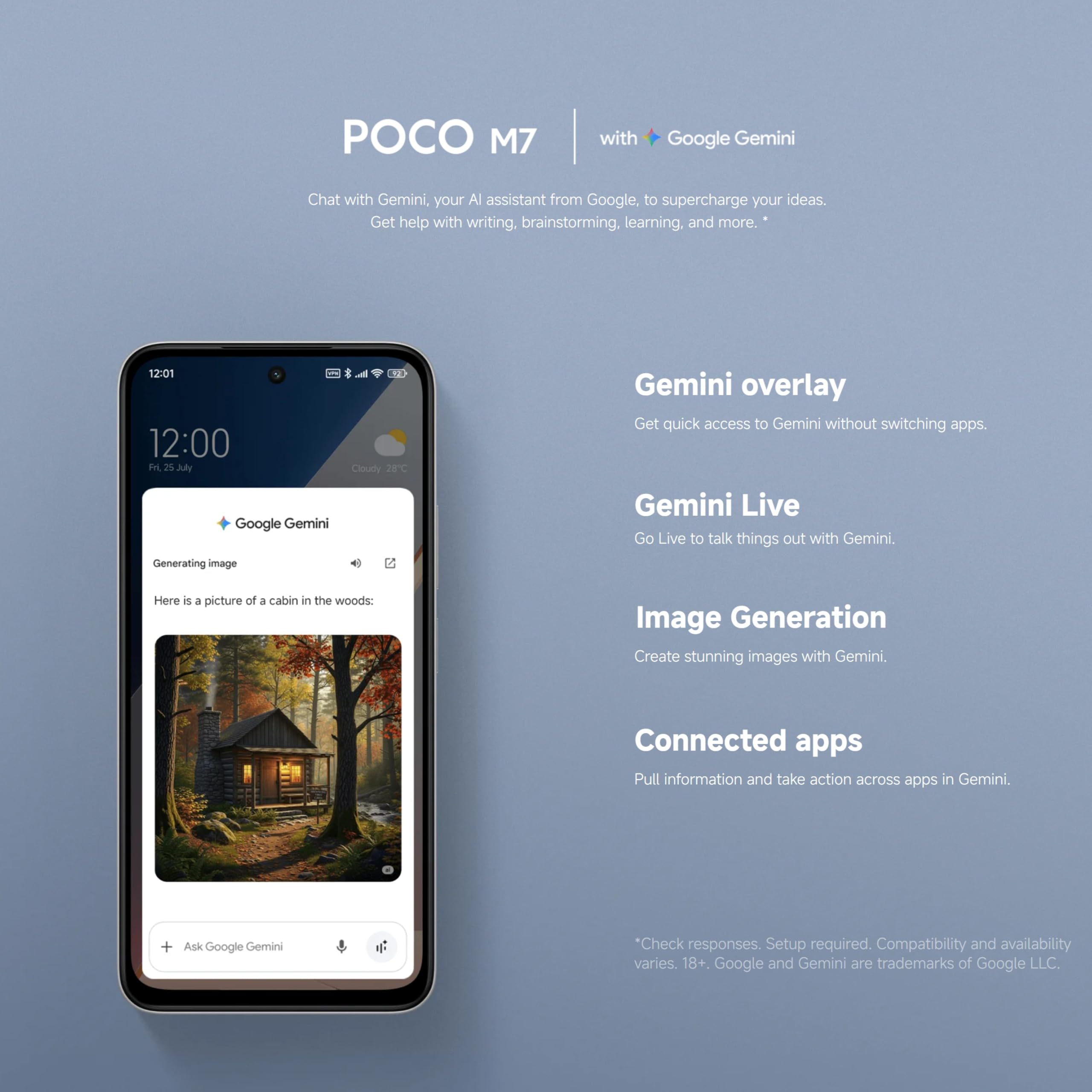 XIAOMI POCO M7, smartfon 8+256 GB, 6,9-calowy wyświetlacz FHD+ 144 Hz, Snapdragon 685, podwójny aparat AI 50 MP, 7000 mAh, czarny, ładowarka nie jest dołączona (wersja francuska + 2 lata) | Wyświetlacz 6,9" FHD+ 144 Hz, Snapdragon 685, podwójny aparat 50