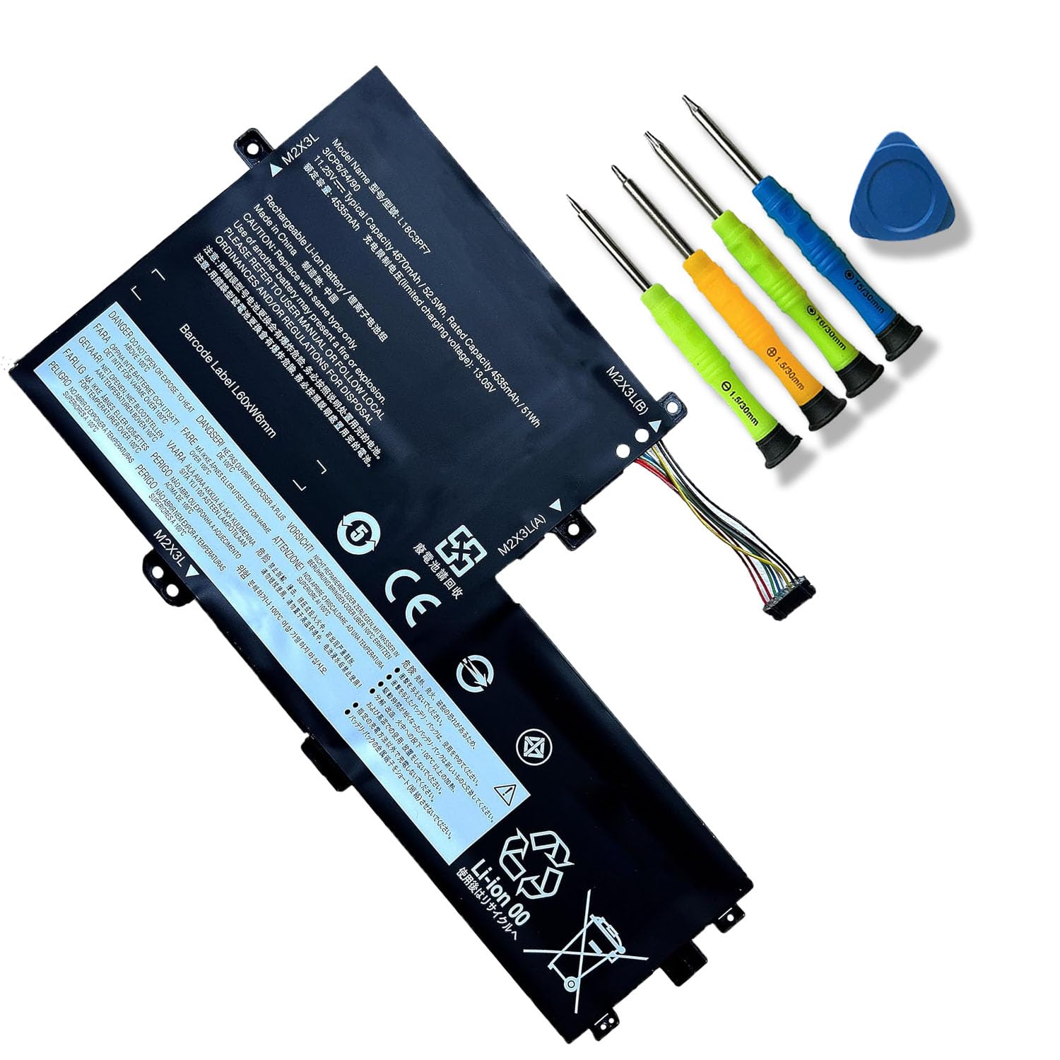 JOTACT L18C3PF7 (11.25V 52.5Wh 4670mAh 3-Cell) Laptop Battery for Lenovo IdeaPad S340-14API 14IIL 14IML C340-15IIL 15IWL Flex-15IWL 15IML Series