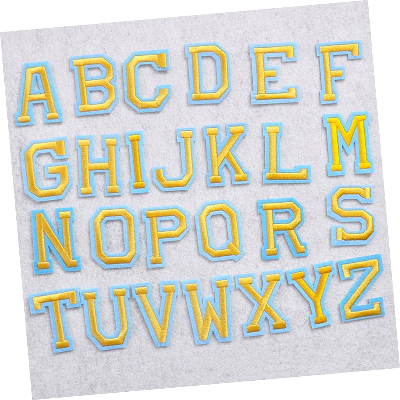 Operitacx 260 Pz patch di lettere stop borse repair ferrocerio lettere applique dell'alfabeto patch vestiti per vestiti toppe per riparare i i Tessuto non tessuto