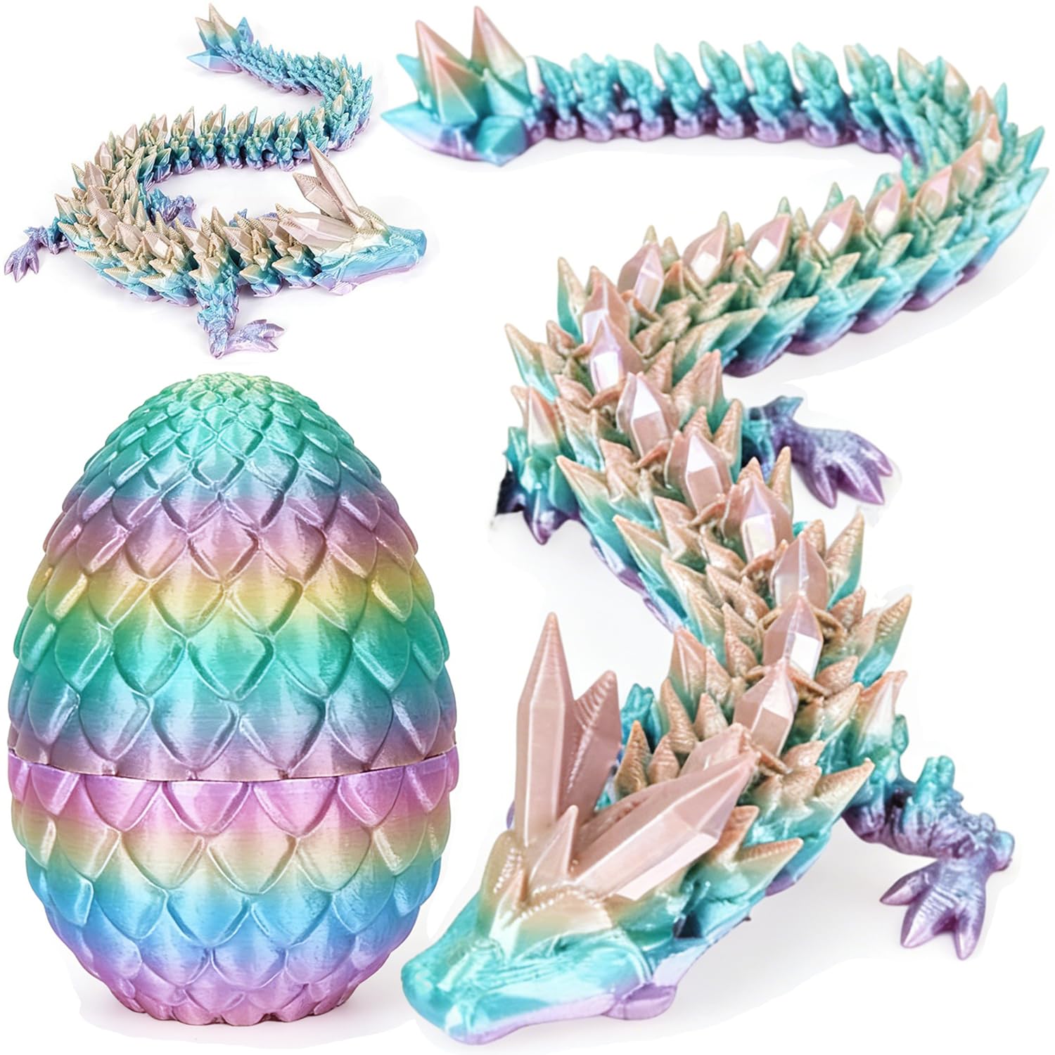 Surprise Dragon Egg with Dragon Inside, 3D Dragon in Egg Fidget Toy, Gifts for Kids and Adults, Ideal for Christmas, Easter, Birthdays, Fun Desk DΓ©cor