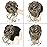 KETHBE Messy Bun Hair Piece Tousled Updo Hair Buns Extension Elastic Hair Band Hair Pieces Curly Hair Bun Scrunchie For Women (Brown Mix Dirty Blonde)
