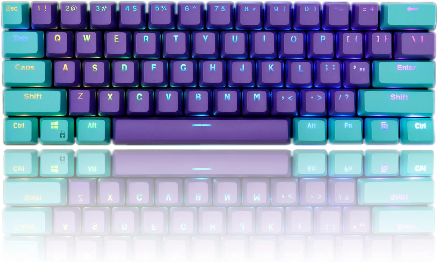 Buy Pbt Keycaps For 60 Percent Mechanical Gaming Keyboard Oem Profile 61 Keycaps Set With Key Puller For Cherry Mx Switches Gk61 Rk61 Anne Pro Only Keycaps Purple Online In Senegal B08v1bpbbp