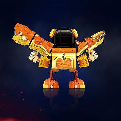 Miniatura 5 de Xering Modelo Bionic Mecha Warrior Bionic Máscara biónico Guerrero Bionic Personaje Puzzle Asamblea Ladrillo Compatible Juguete Kit de construcción