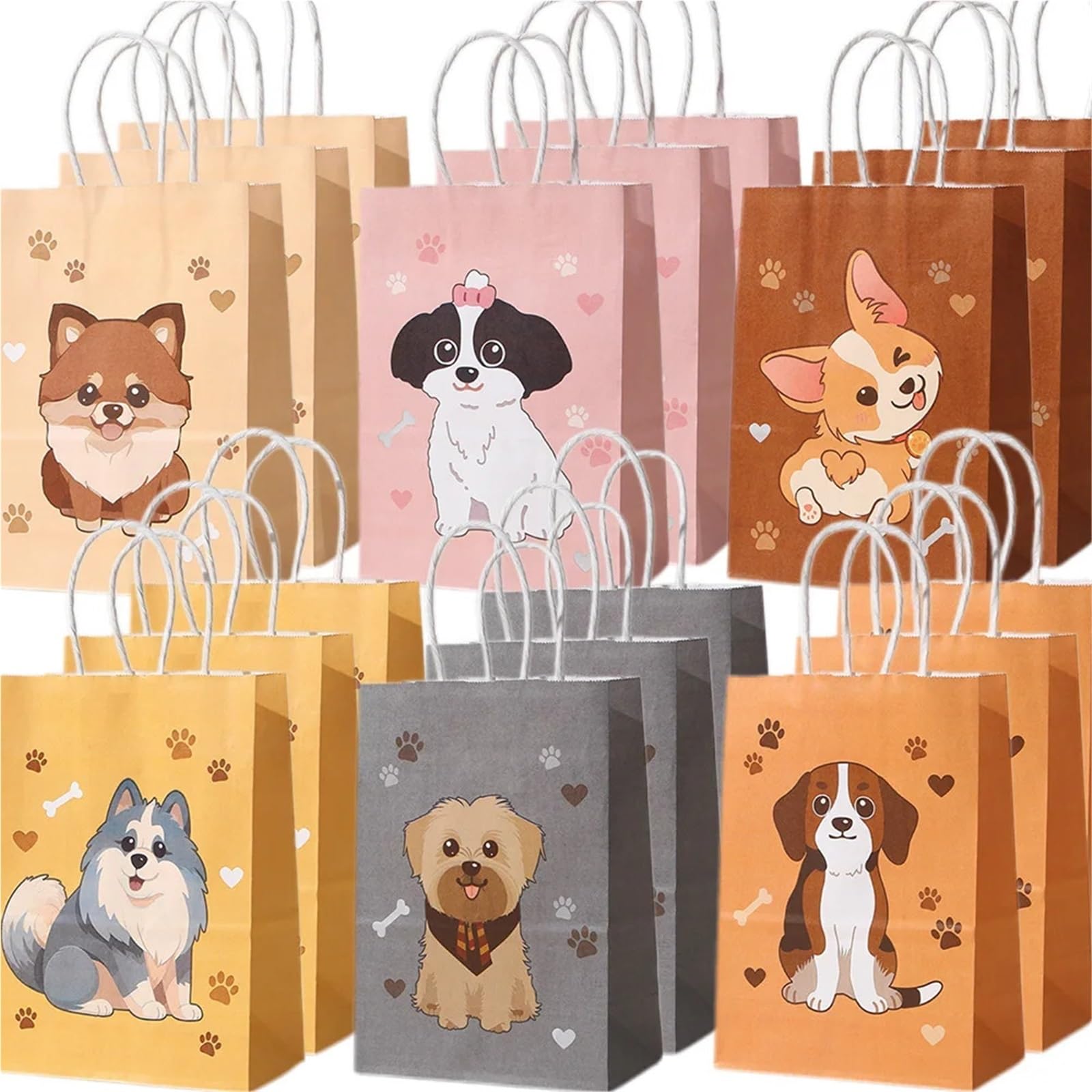 Bolsa de regalo for fiestas Regalo dulces con asa para Embalaje Fiestas