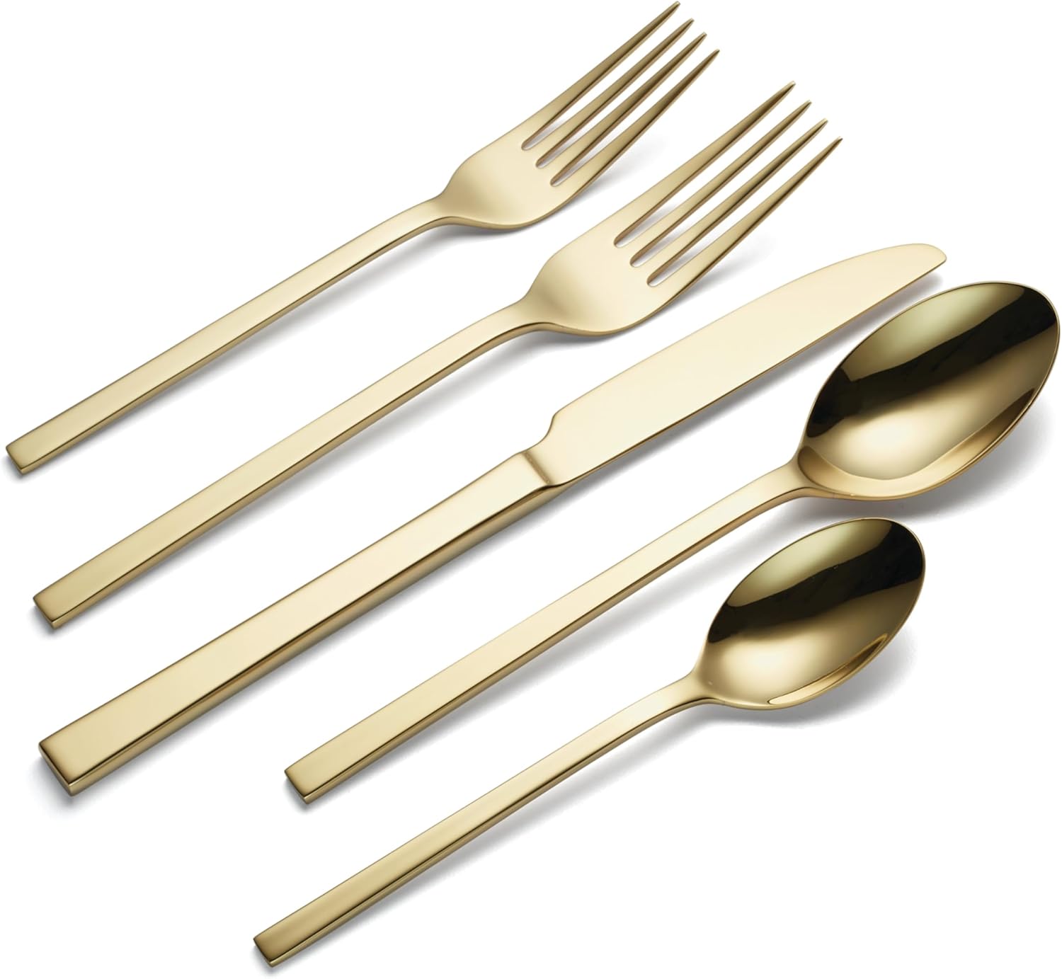 Allay Mixed 40 Piece Everyday Flatware Set, Service For 8