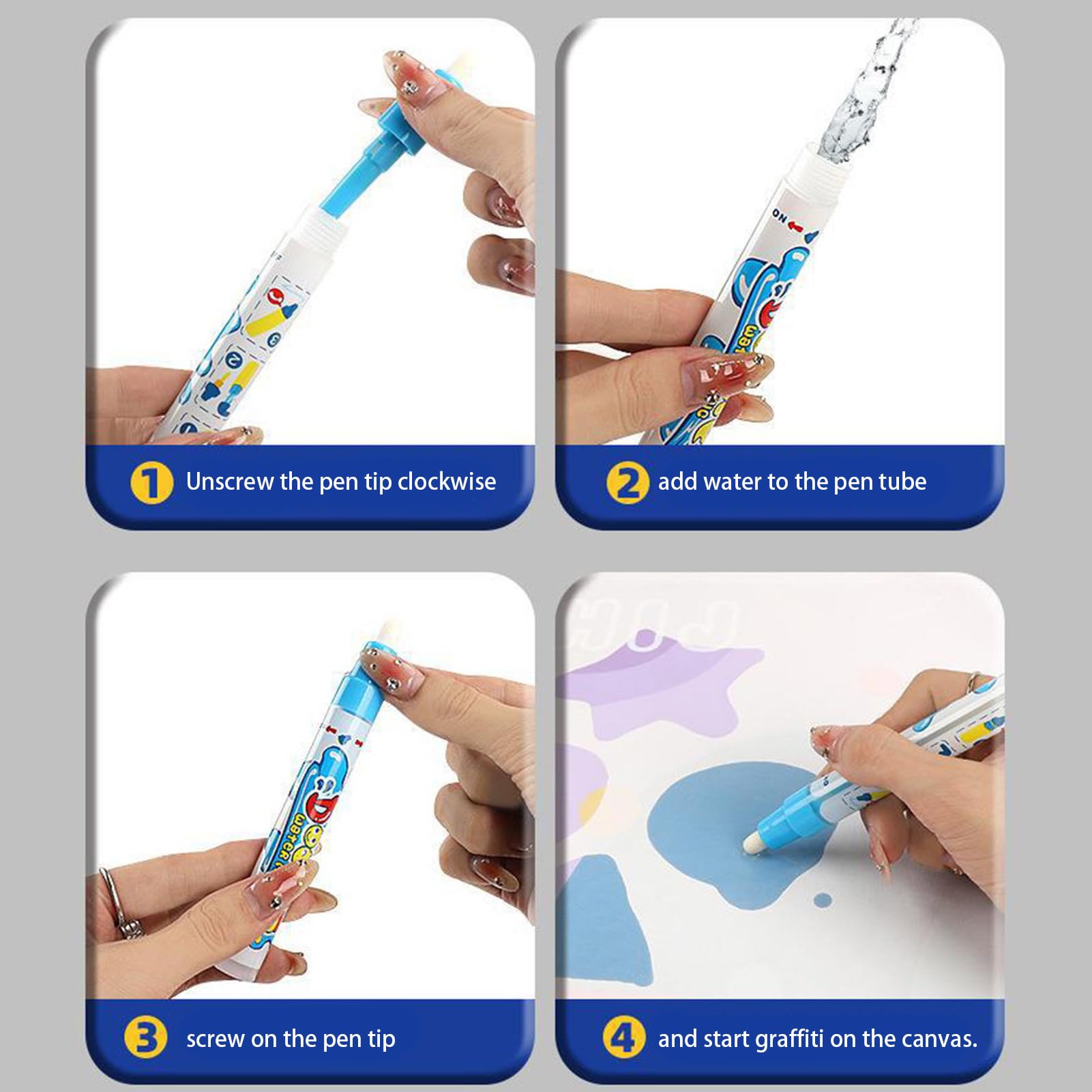 Kinderspielzeug, Wasserkritzelmatte, Wasserkritzel-Matte