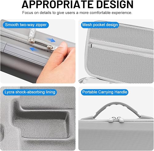 Puasok Case for DJI Mini 3/Mini3 Pro/Mini 4 Pro Fly More Combo Drone - 4