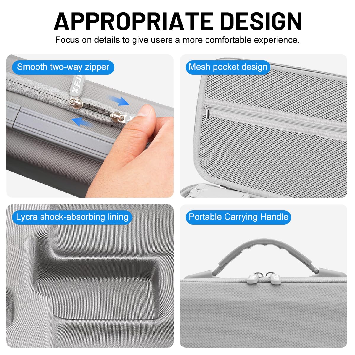 Bolsa para dji Mini 3/Mini 3 Pro/Mini 4 Pro Drone Fly More Combo, Impermeable Funda para dji RC Controlador Accesorios Bolsa de Viaje Portátil, para Dron Proteger