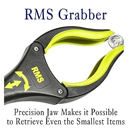 RMS 2-Pack 34 Inch and 21 Inch Grabber Reacher with Rotating Jaw - Mobility Aid Reaching Assist Tool