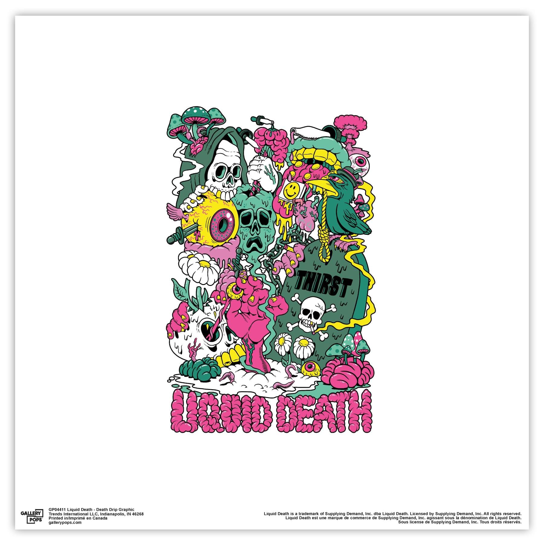 Amazon.com: Trends International Gallery Pops Liquid Death - Death