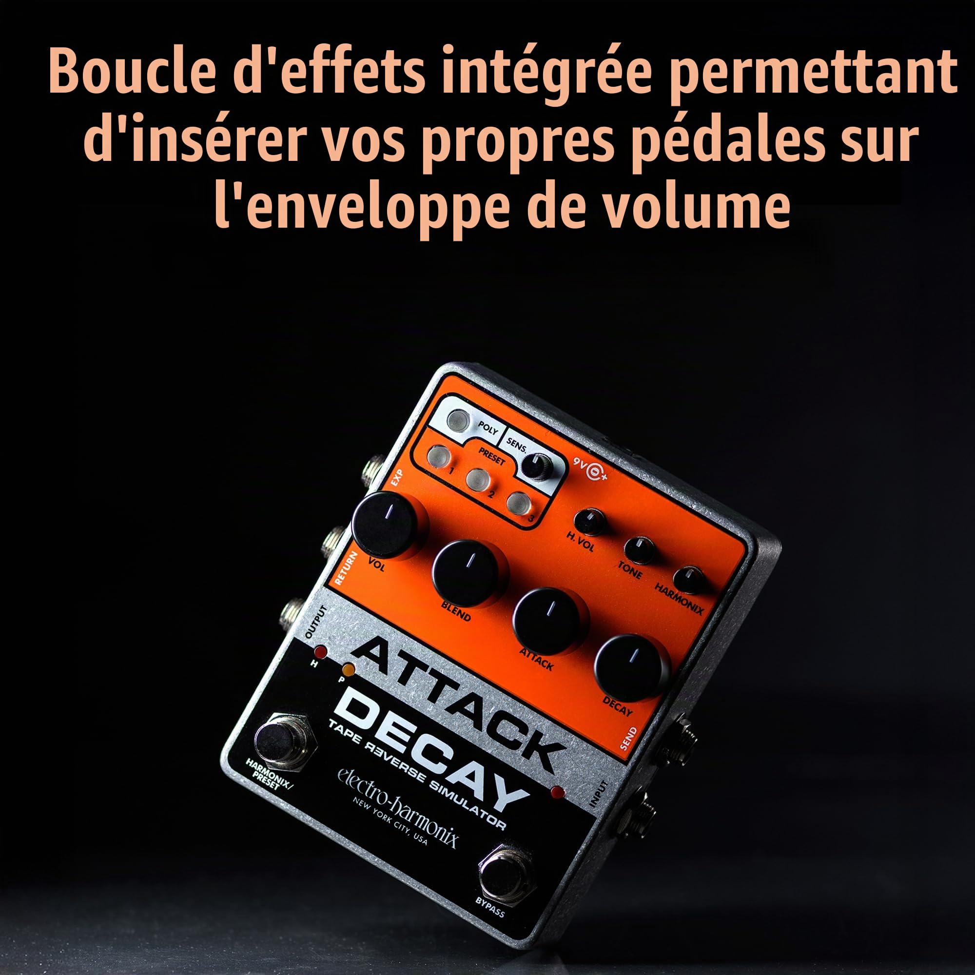 Electro Harmonix Attack Decay - Effet pour Guitares