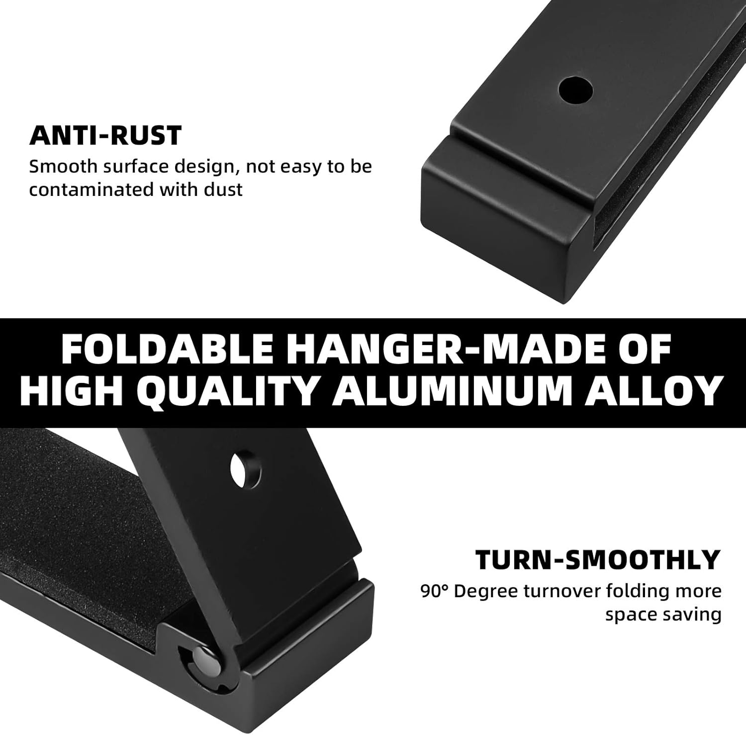 JUSTOTRY 2 Pieces Gun Rack Wall Mount with Soft Pad and Screws, Gun Racks for Wall, 90° Folding Gun Hook Protects Rifles, Shotguns, Bow - Indoor Hanging, Display, Store(Black) : Sports & Outdoors