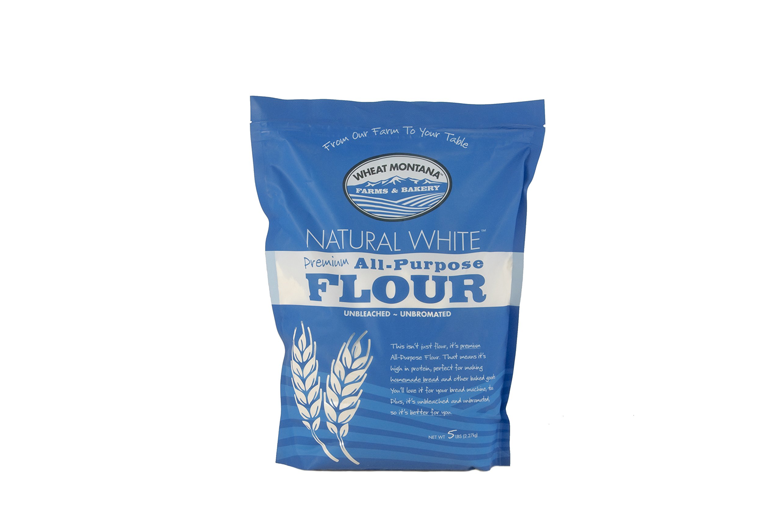 Wheat Montana - Natural White Flour - 2 pack - 5lb bags