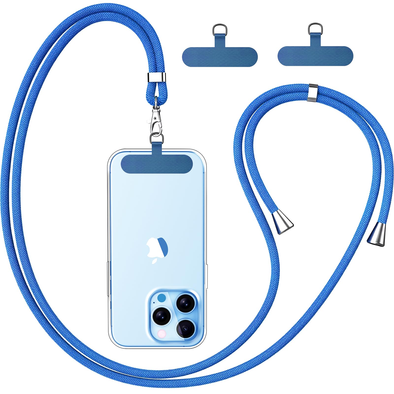 caslord Handyband Universal, Handy Lanyard mit Universelles Patch, Handyband mit Hülle kombinierbar, Einstellbar und Abnehmbar
