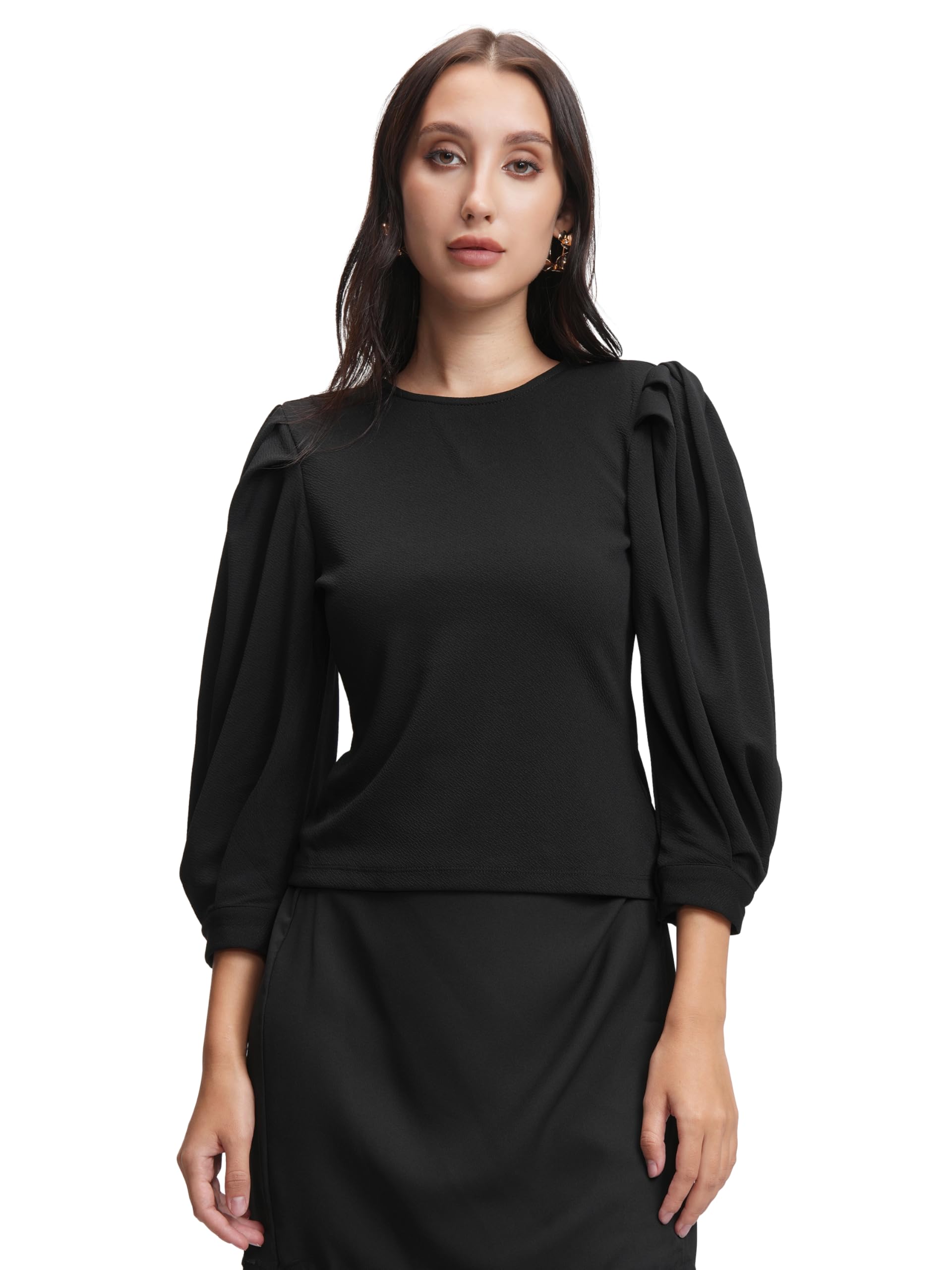 tokyo talkies Women's Solid Regular Fit Shirt-picture-30