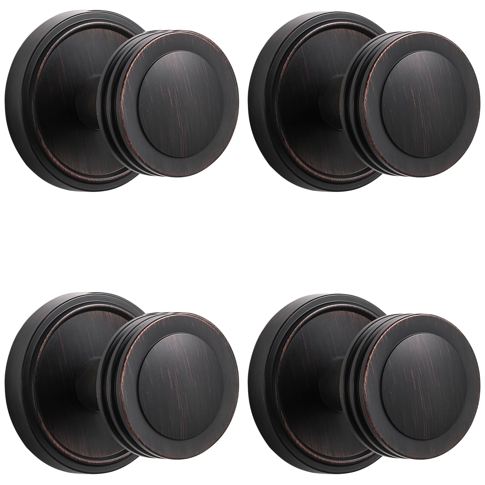 Champagne Bronze Passage Door Knobs - Durable & Easy Install -21