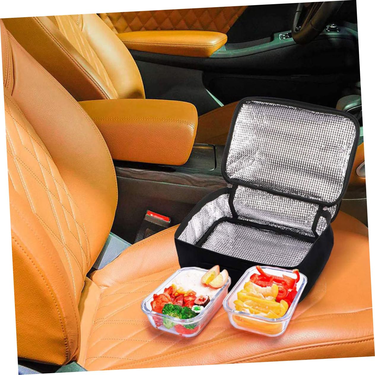 Garneck Sacca Merenda Scuola Borsa Porta Pranzo Termica 20l Oxford, Leggera e Resistente, Manico, per Campeggio e Scuola