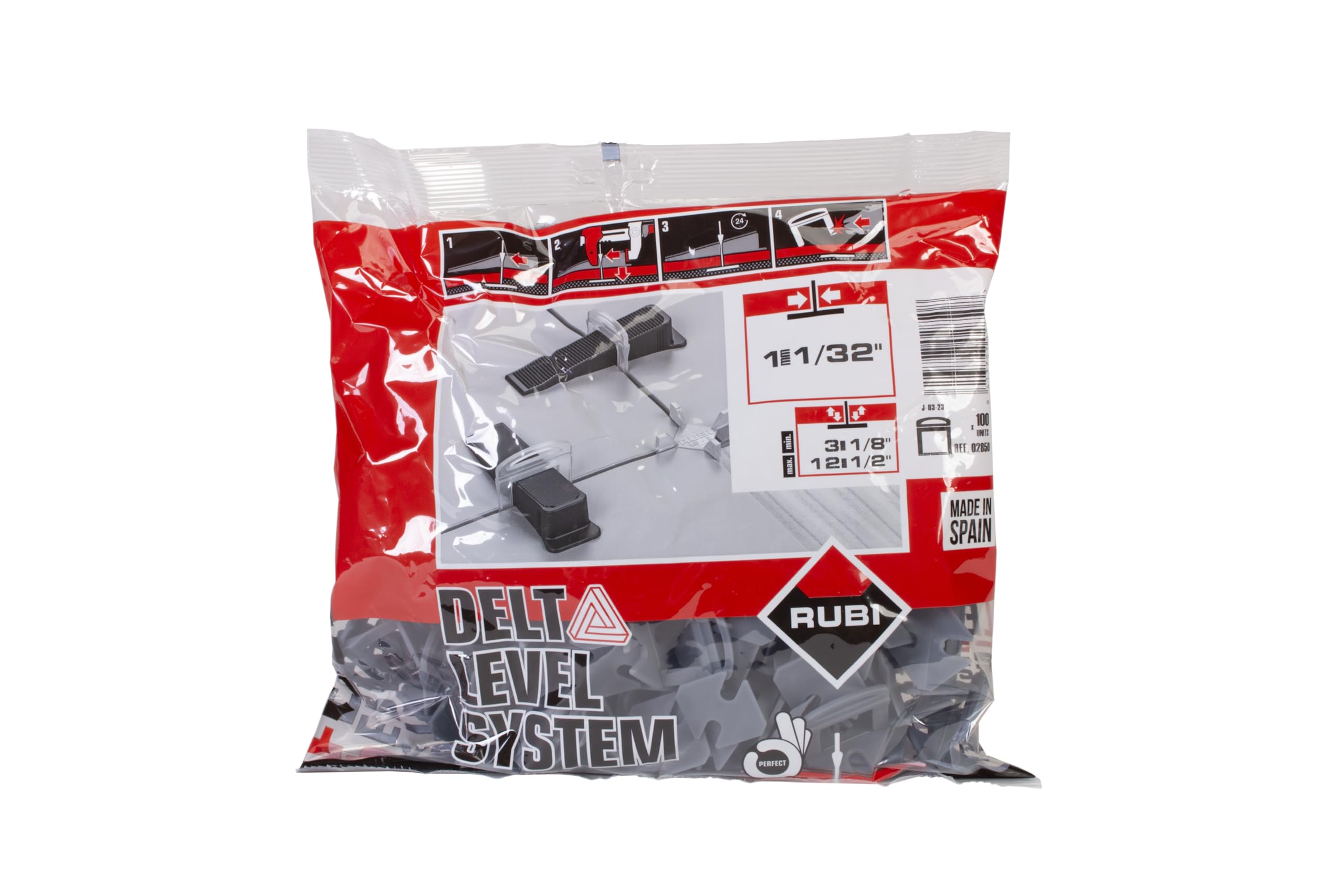 RUBI, White, 3 - 12 mm