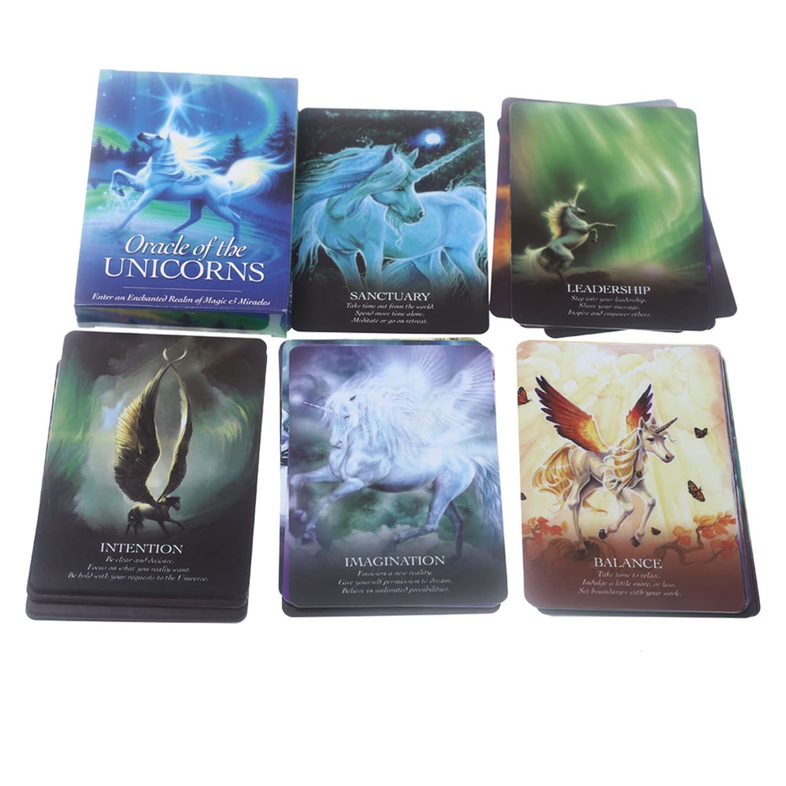 Amazon.co.jp: ユニコーンのオラクル44枚のカードデッキカードデッキ