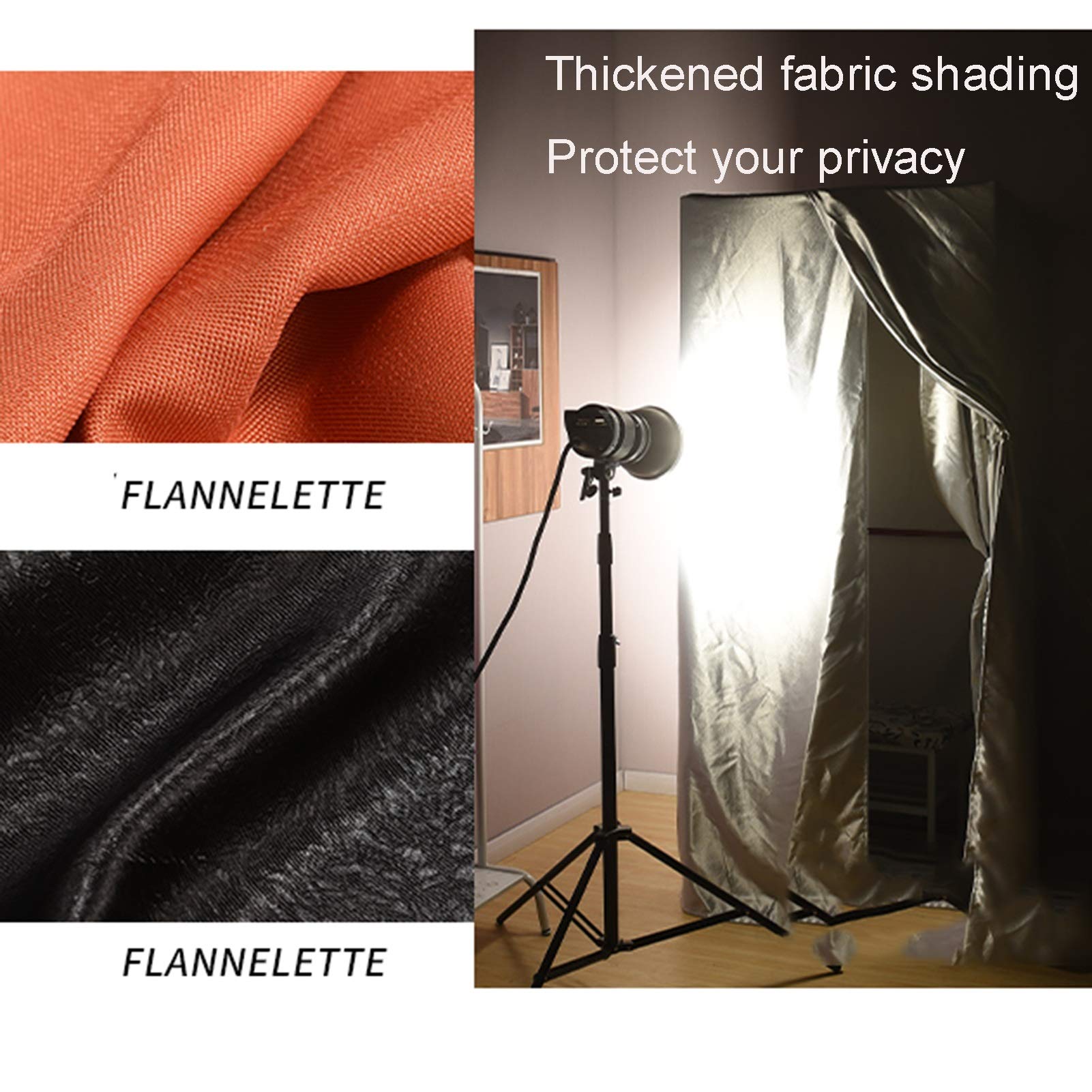 Assemblez le vestiaire en tissu facile à déplacer - Taux d'ombrage élevé - Résistant à l'humidité et respirant - Résistant à l'usure et à la saleté - Multicolore