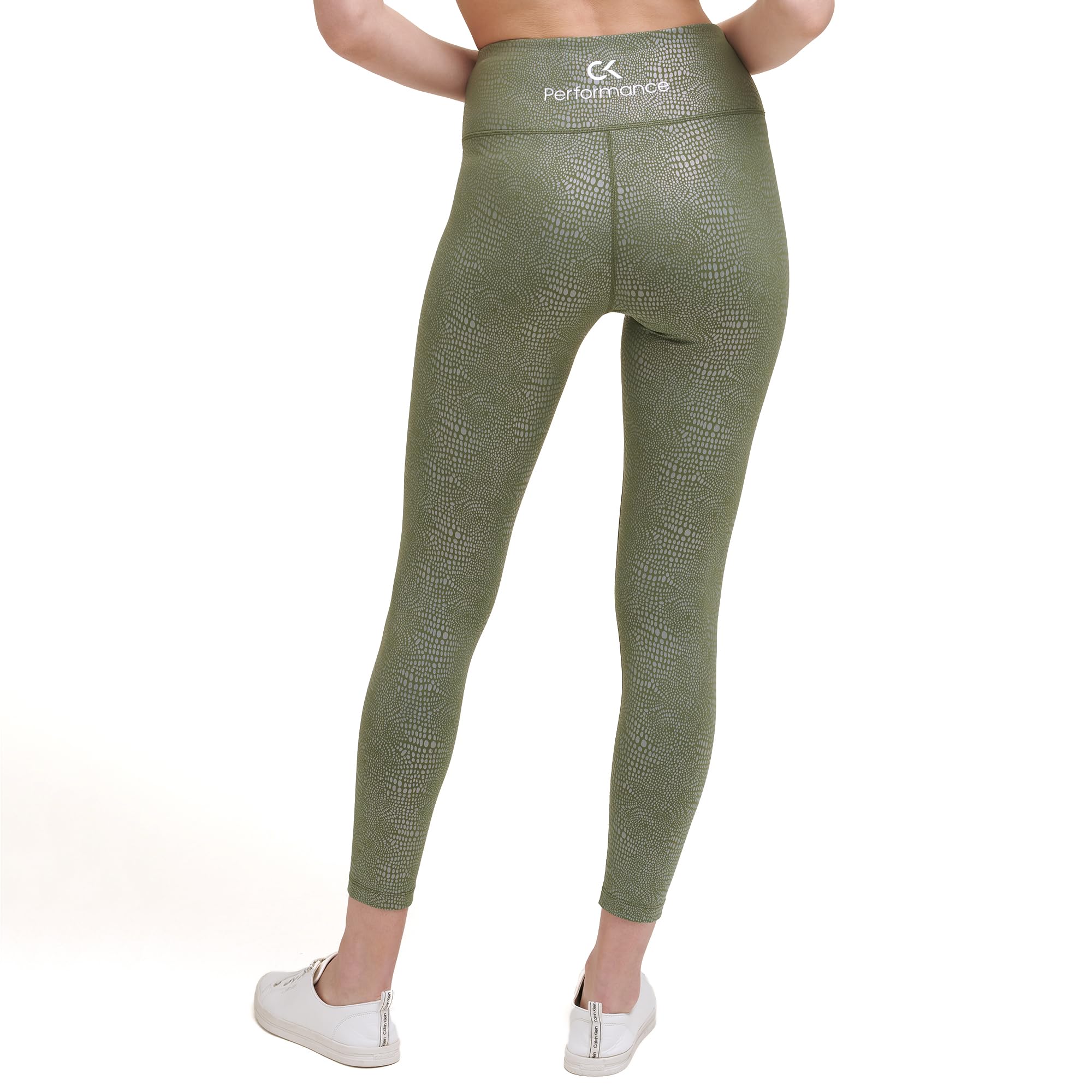Calvin Klein - Print Side Pocket High Waist 7/8 Legging Tight, Pantaloni Donna
