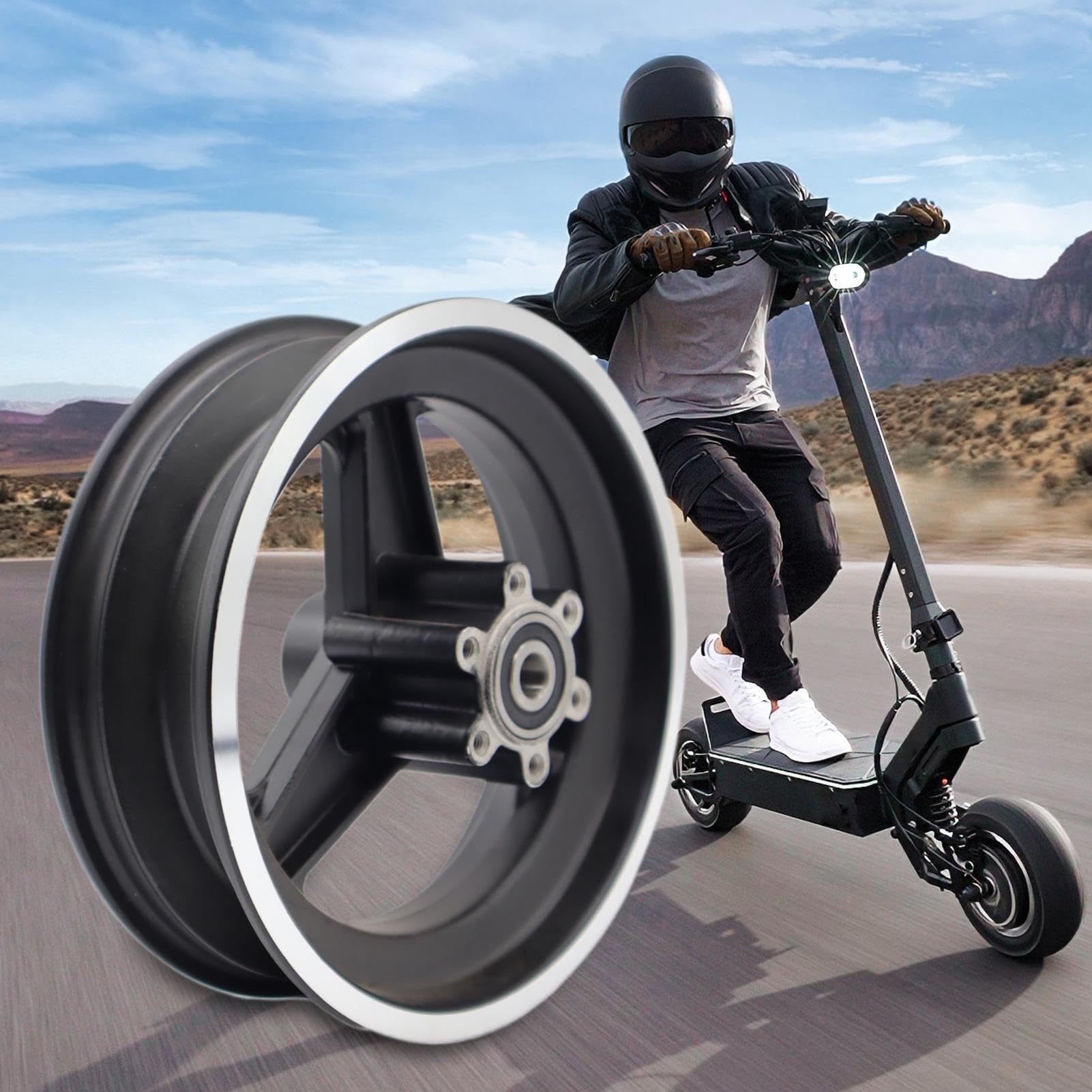 Pneu pour trottinette électrique - Design tout-terrain sans chambre à air
