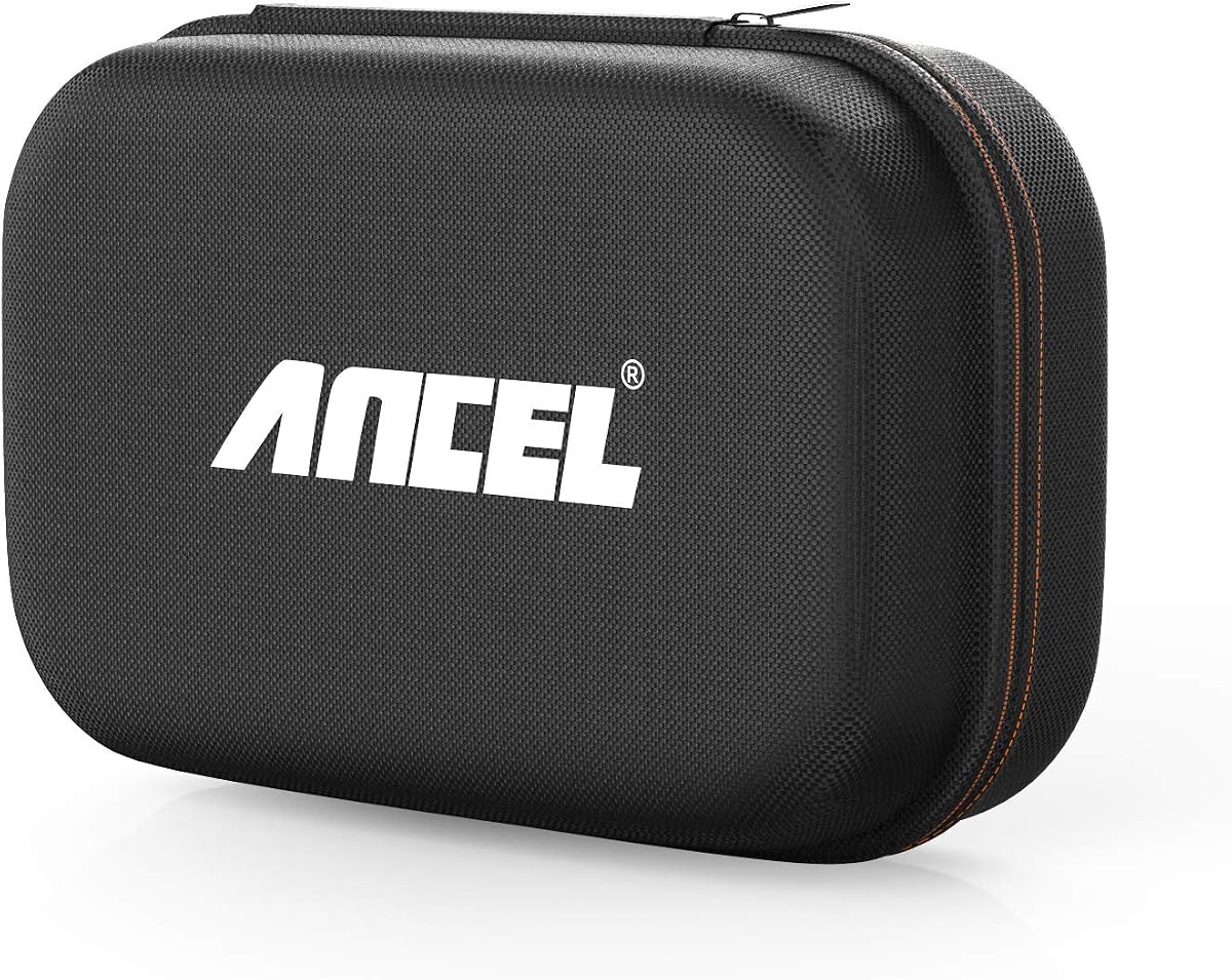 ANCEL Protective Case for OBD2 Scanners, Waterproof Hard Bag (Case Only) | Designed for ANCEL FX2000 Plus, AD530, VD500, BM700, BST200, BM200 and BA301, Waterproof, Shockproof Hard Case With Zipper