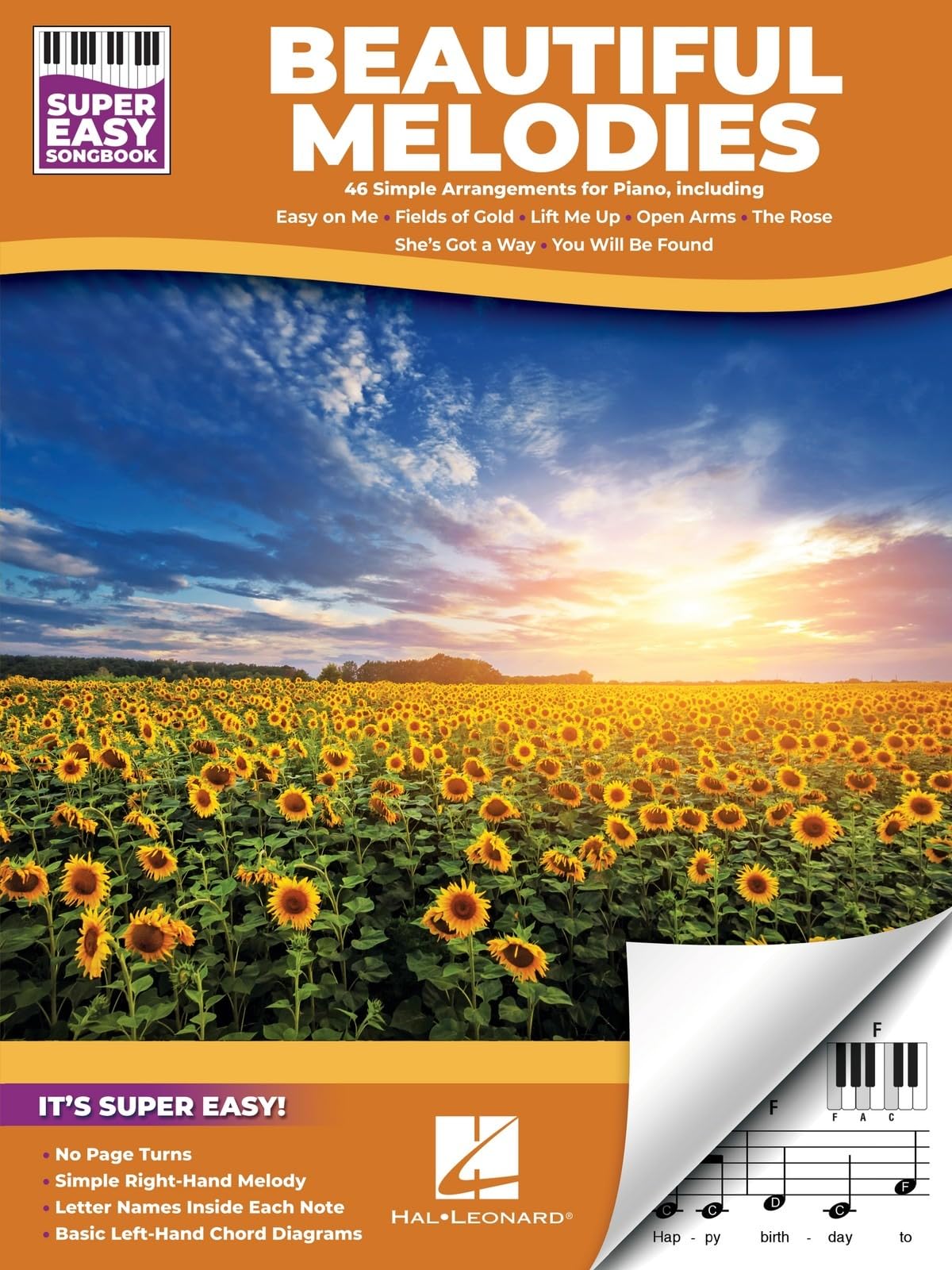 Beautiful Melodies. Piano Solo.: Super Easy Songbook