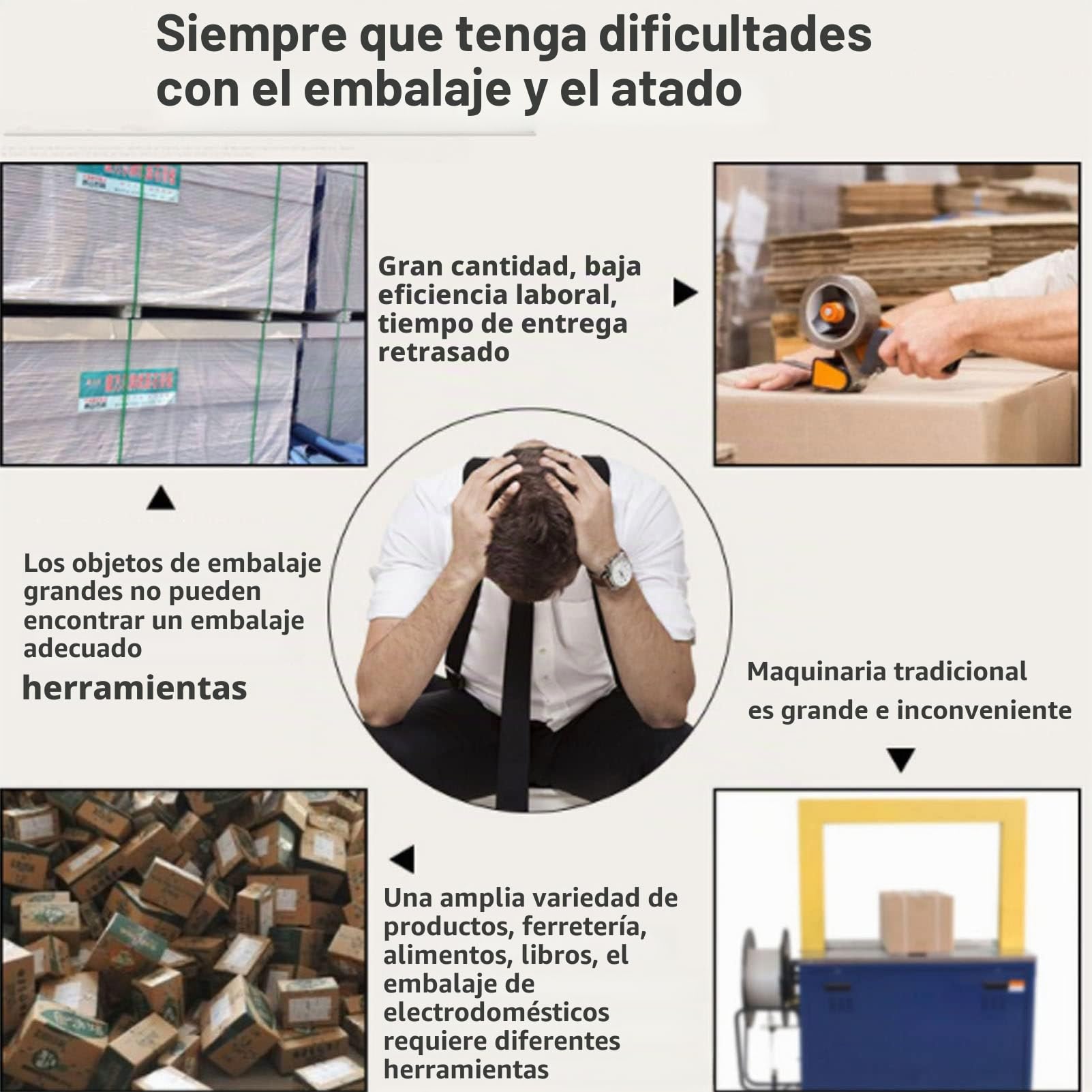 THERES Empacadora eléctrica de Mano, máquina flejadora Completamente automática, Herramienta de Embalaje con Pantalla Digital LED, flejado eléctrico para Correa Pet PP de 13-16mm