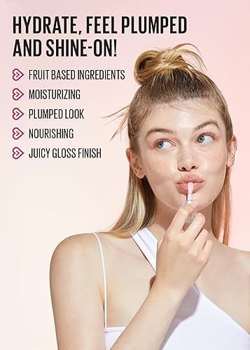 Miniatura 3 de Kaja Juicy Glass - Aceite de labios  Hidratante, se siente relleno y ligero con aceite de frutas de árbol vitamínico para un aspecto de piel de