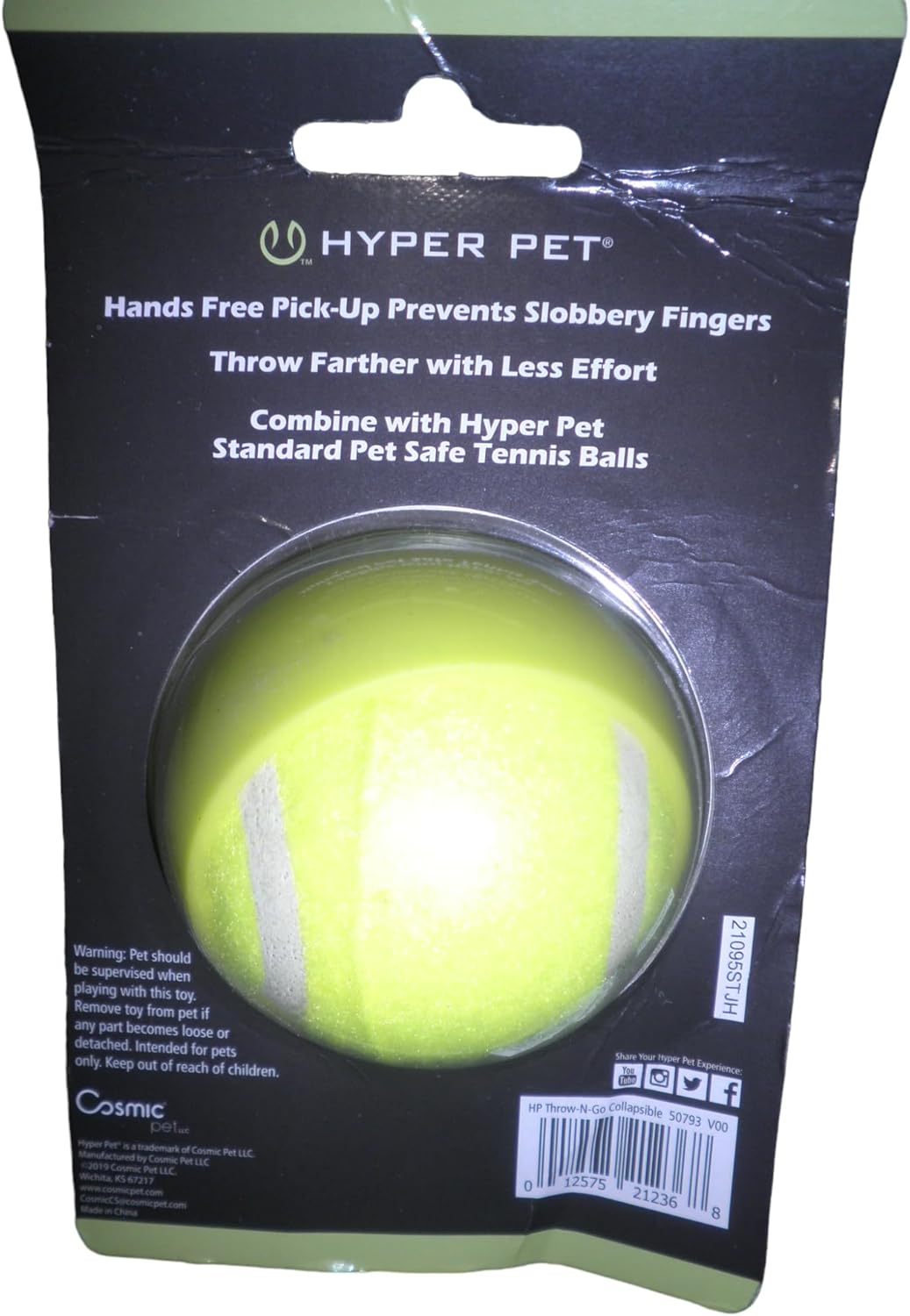 THROW-N-GO COLLAPSIBLE BALL LAUNCHER