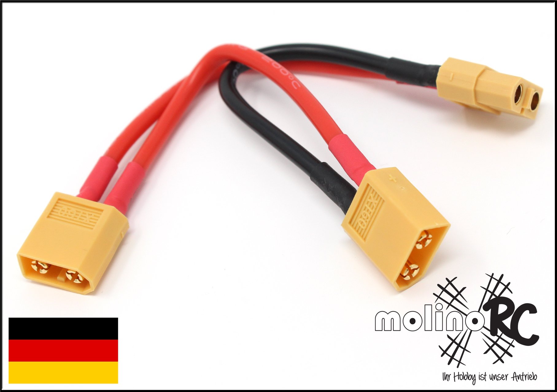 Adattatore alta corrente EC5 IC5 femmina a Traxxas TRX maschio 12AWG Adattatore alta corrente EC5 IC5 femmina a Traxxas TRX maschio 12AWG