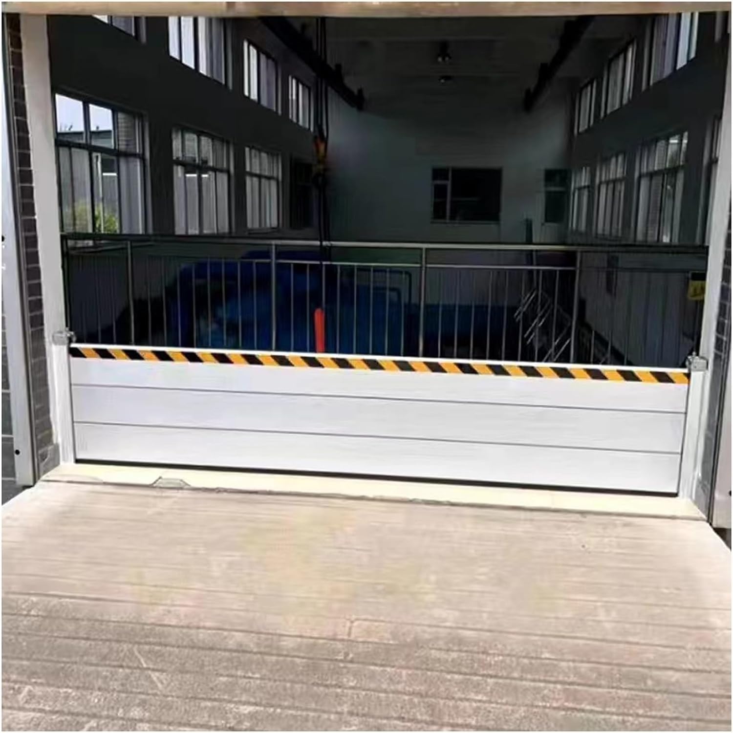 Kit de seuil anti-inondation amovible en aluminium pour protection de magasin
