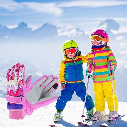 Miniatura 7 de Guantes de nieve para hombre y mujer, impermeables, para invierno, cálidos, para esquí, snowboard, guantes para mujer