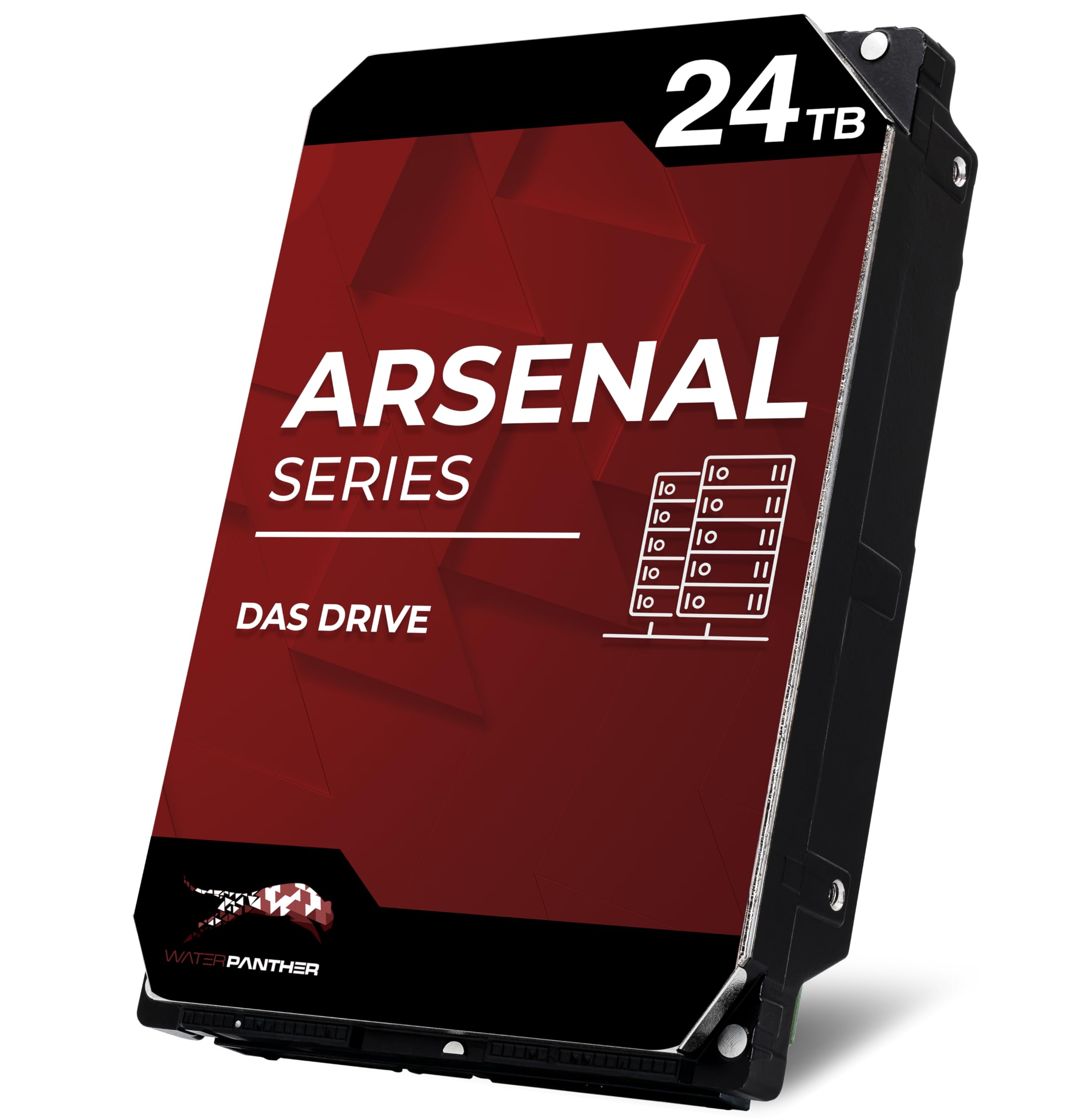Water Panther Arsenal 24TB SATA 7200RPM 3.5-Inch DAS Hard Drive (Renewed)