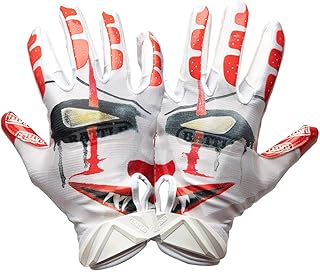 Battle Sports Clown Ultra-Stick Football Receiver Gloves for Adults