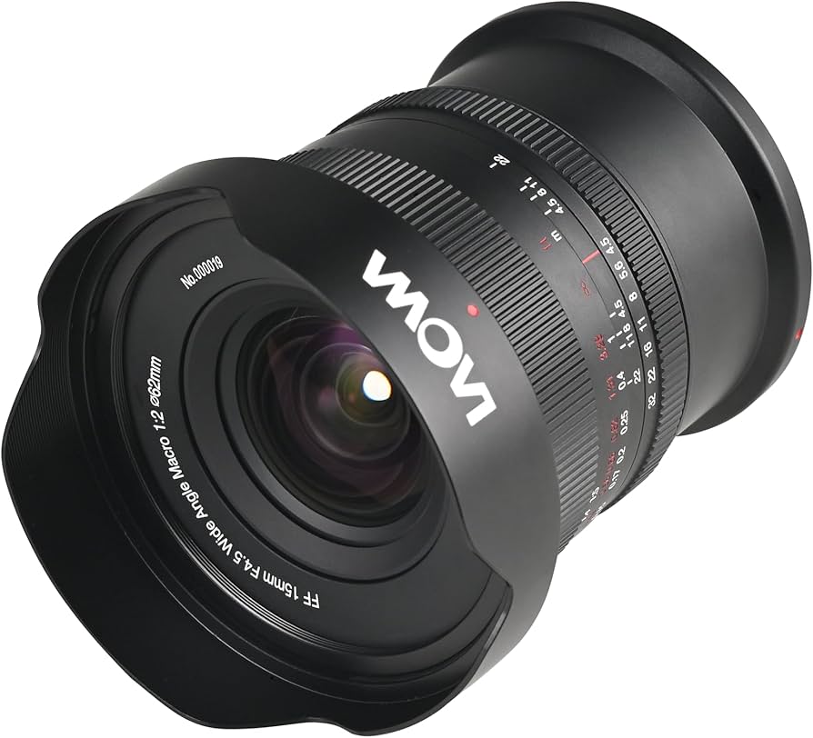 Amazon.com : Laowa 15mm f/4.5 0.5X Wide Angle Macro for Canon RF