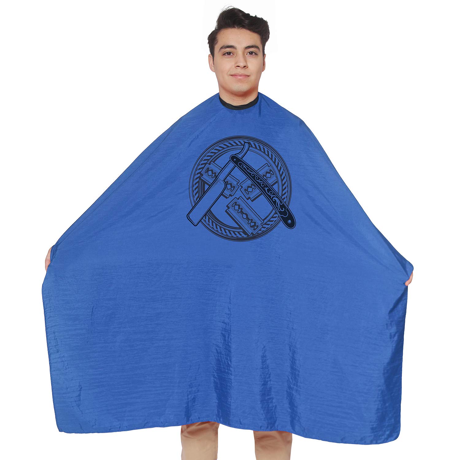 Mane Caper Large Barber Cape with Design (RoyalCircle)