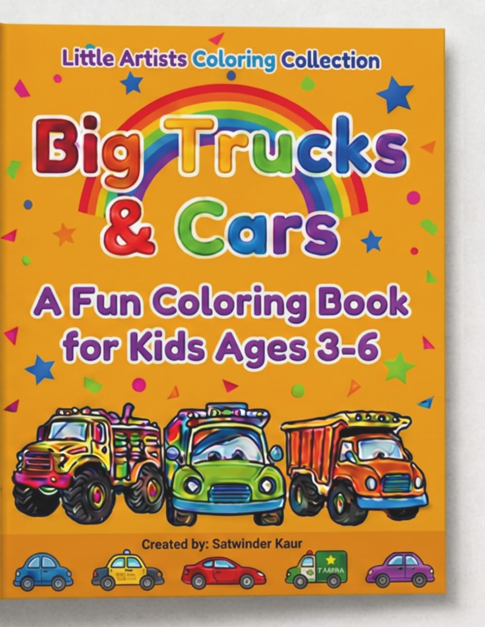 Big Trucks & Cars (Little Artists Coloring Collection)