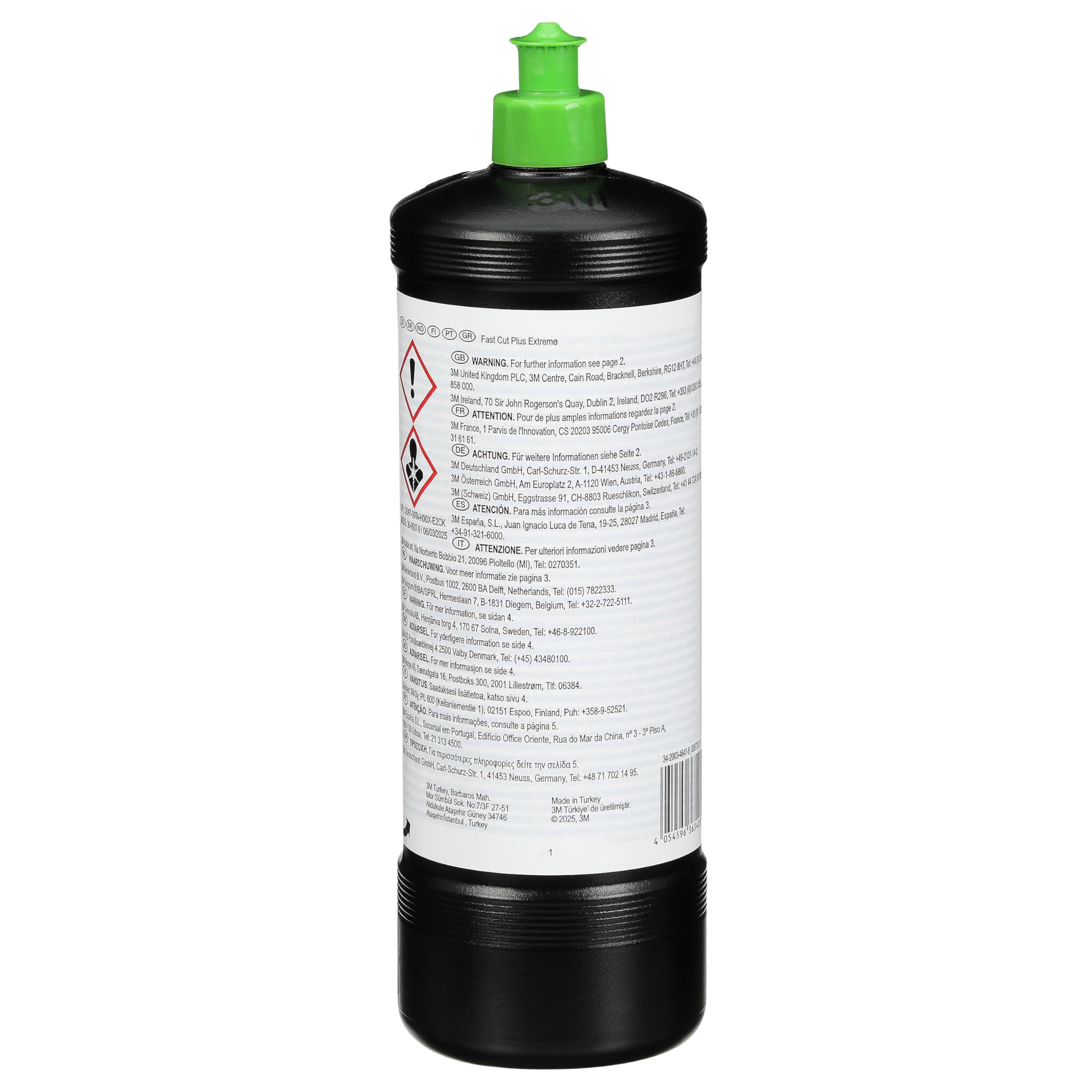 3M Perfect-it Fast Cut Plus Extreme 51815 - Para pulido y restauración de automóviles - Botella de 1 kg