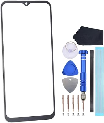 Glass Screen Repair Part for Samsung Galaxy A14 5G A14 M14 SM-A145F SM-A145M SM-A145P SM-A146B Front Glass Screen Replacement Black