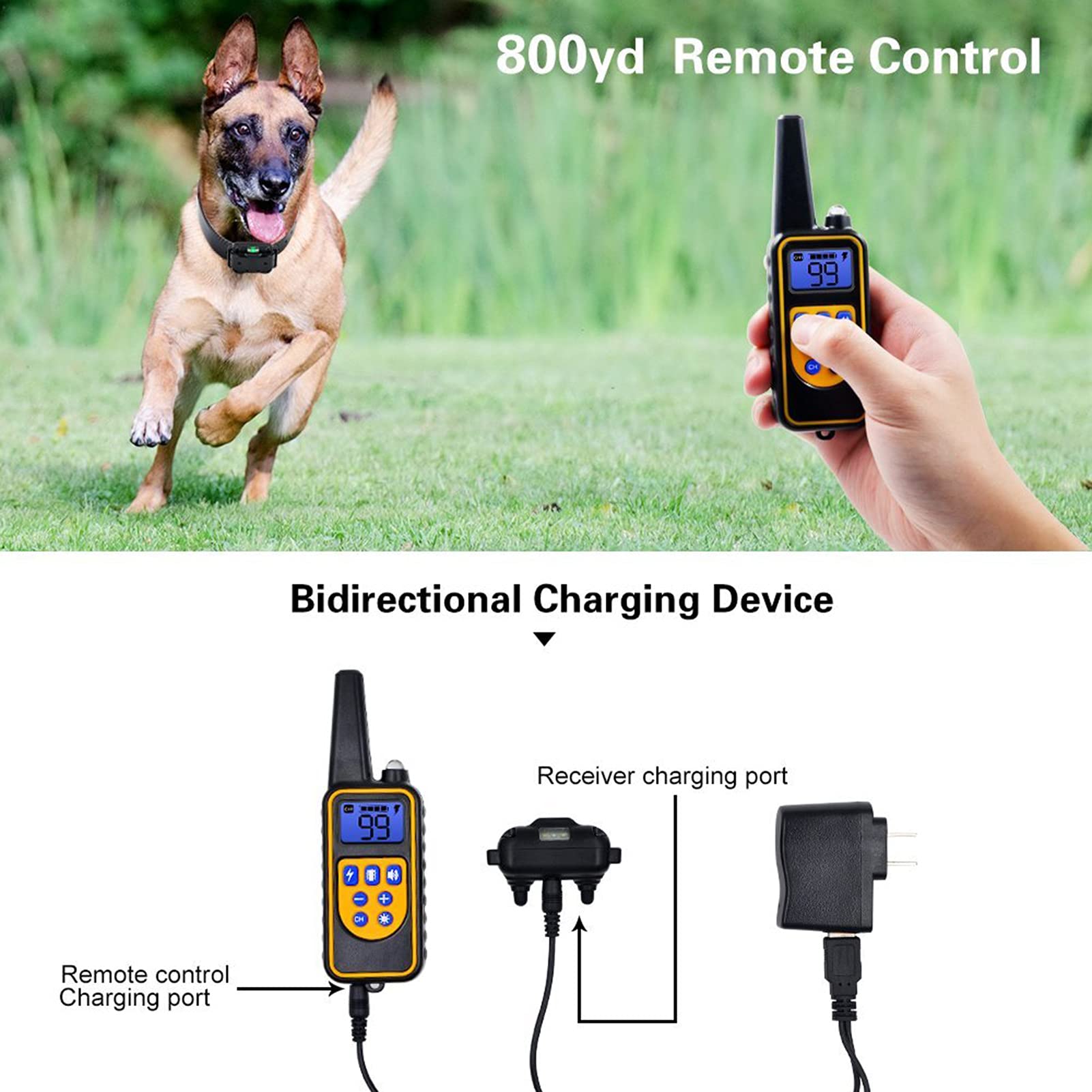 Training Collar Rechargeable Et Waterproof Notice En Francais Amazon.com: IP67 Waterproof Rechargeable Dog Training Collar with Beep,  Vibration and LED Light Training Modes Pet Collar Bark Stopper Adjustable  Shock Levels Collars for Dog Training-Black (Orange) : Pet Supplies