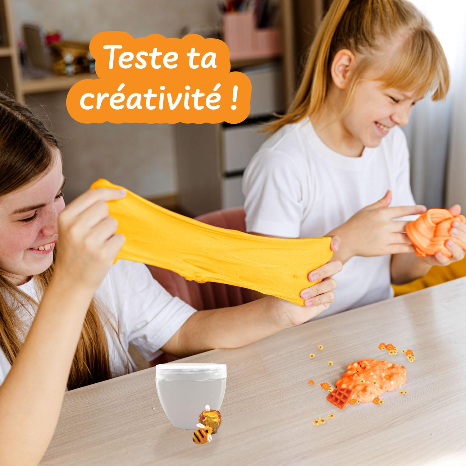 Science4you Kit Slime - 2 Expériences, Beurre Et Fluffy, Coffret Scientifique Enfant 8+ Ans