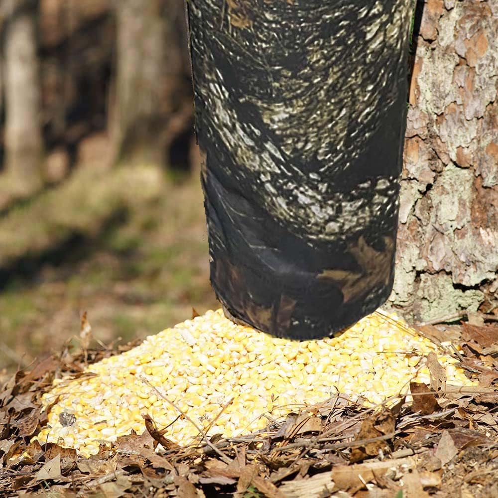 Hirsch Futterspender mit Verstellbarem Gurt, Wasserdichter Hirsch Fütterung, Hängender Schwerkraft Hirsch Mais Futterspender für Jagd und Fütterung-2 Piece