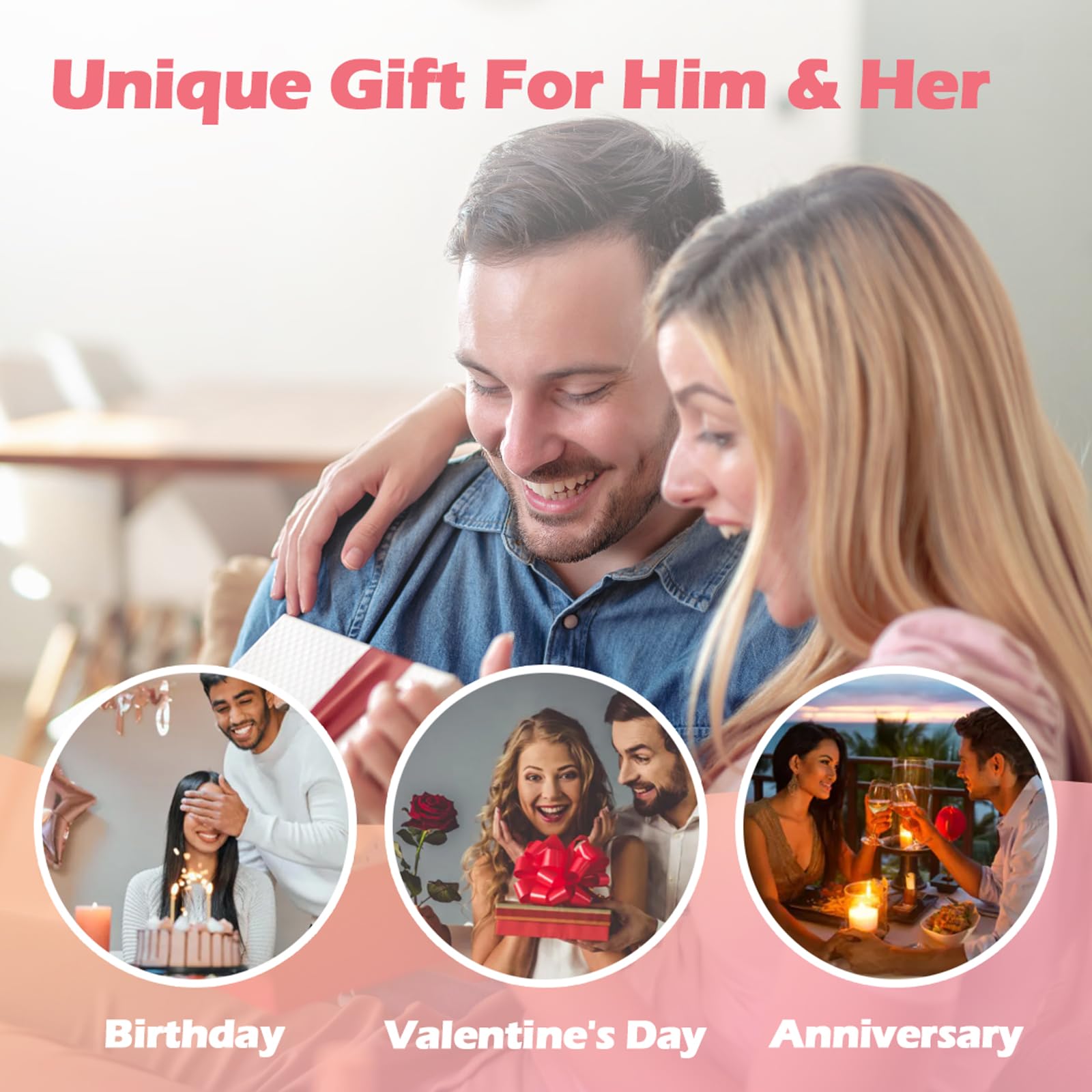 Valentines Day Gifts for Her Him - Birthday Anniversary Wedding Engagement Gifts for Couples - Personalized Gifts To A Lifetime of Ice Cream Together Spoon