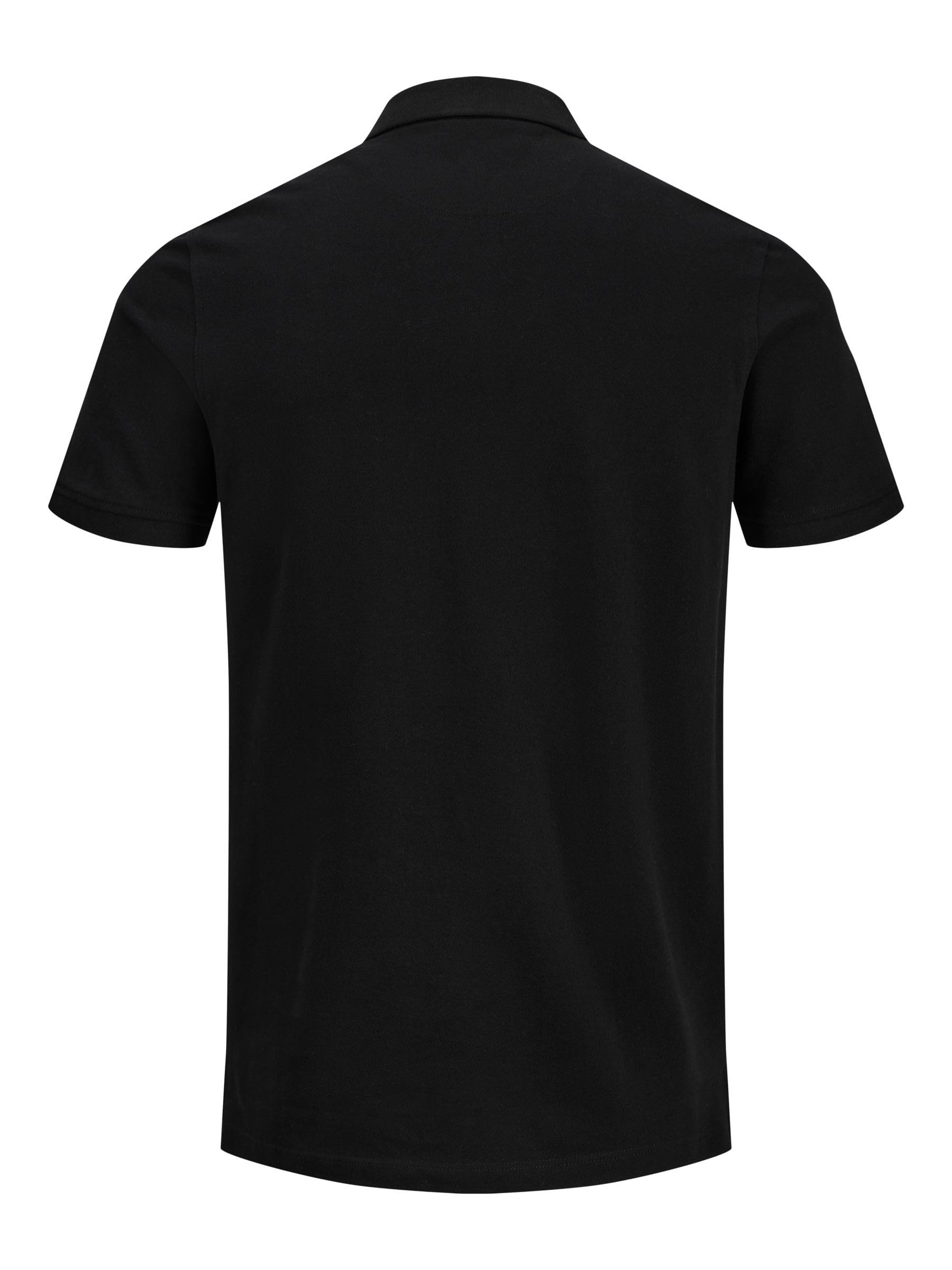 JACK & JONES Jjepaulos Polo Ss Noos Jnr, czarny, 164