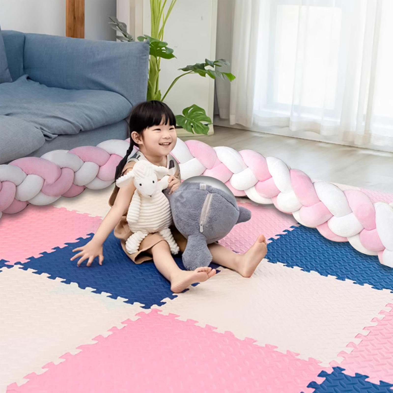 Adorables Adornos para el hogar, acogedoras Manualidades para el Dormitorio, el Toque, MixedColours3-157inch